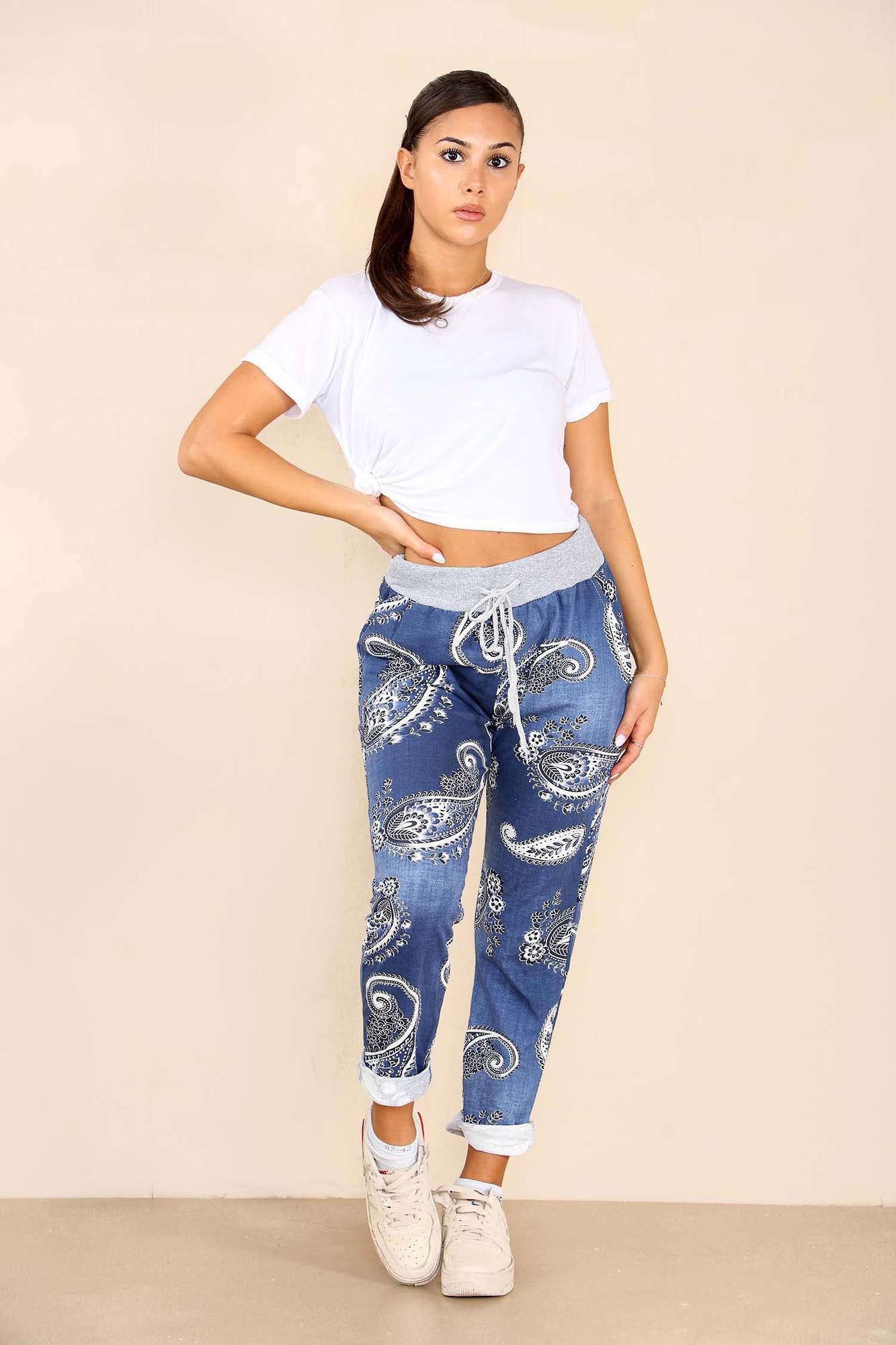 Denver Paisley Blue Pants