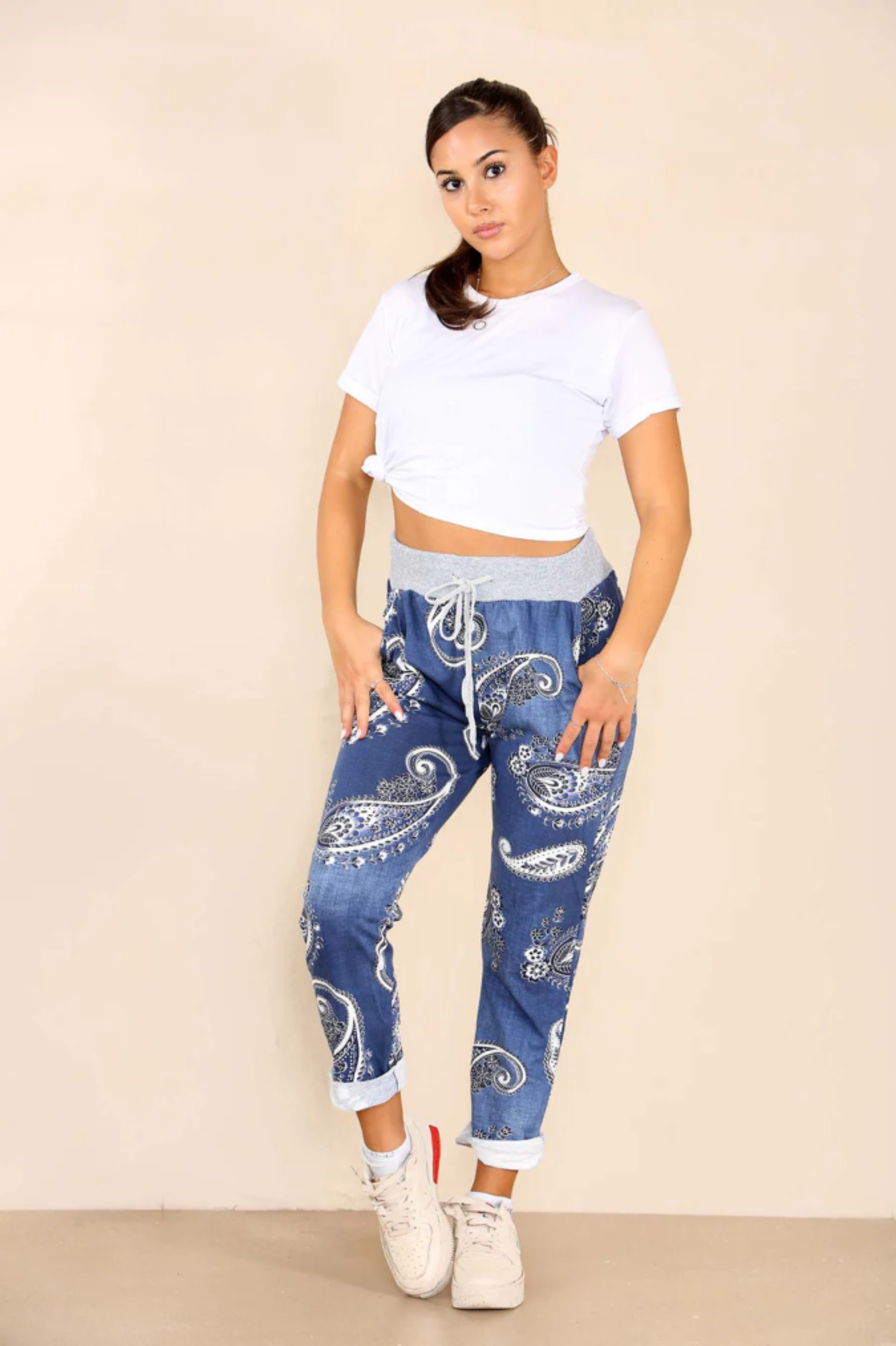 Denver Paisley Blue Pants