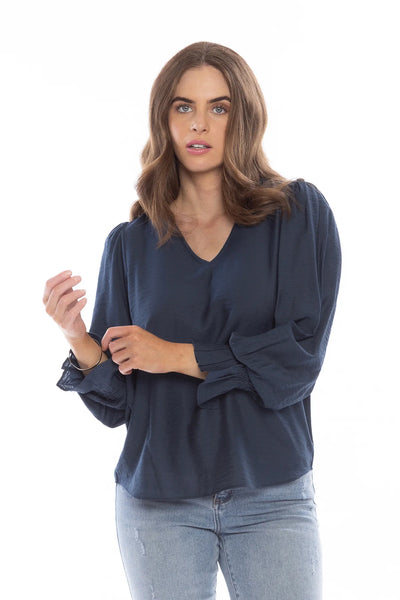 Seeking Lola Vibrant top NAVY