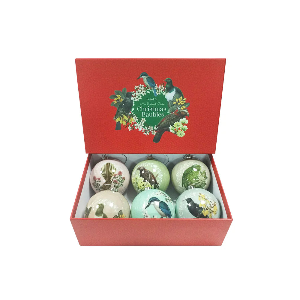 NZ native birds  christmas decorations BAUBLES