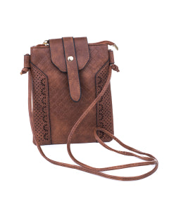 Cross Body Bag B5729-2 caramel