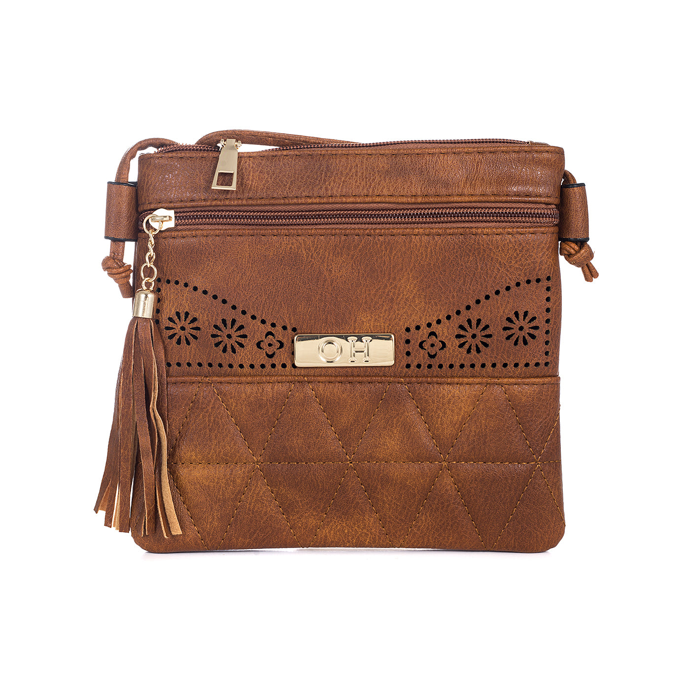 Cross Body Bag B5799-2 Caramel