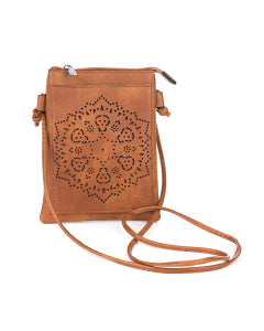 Cross Body Bag B5872-2 caramel