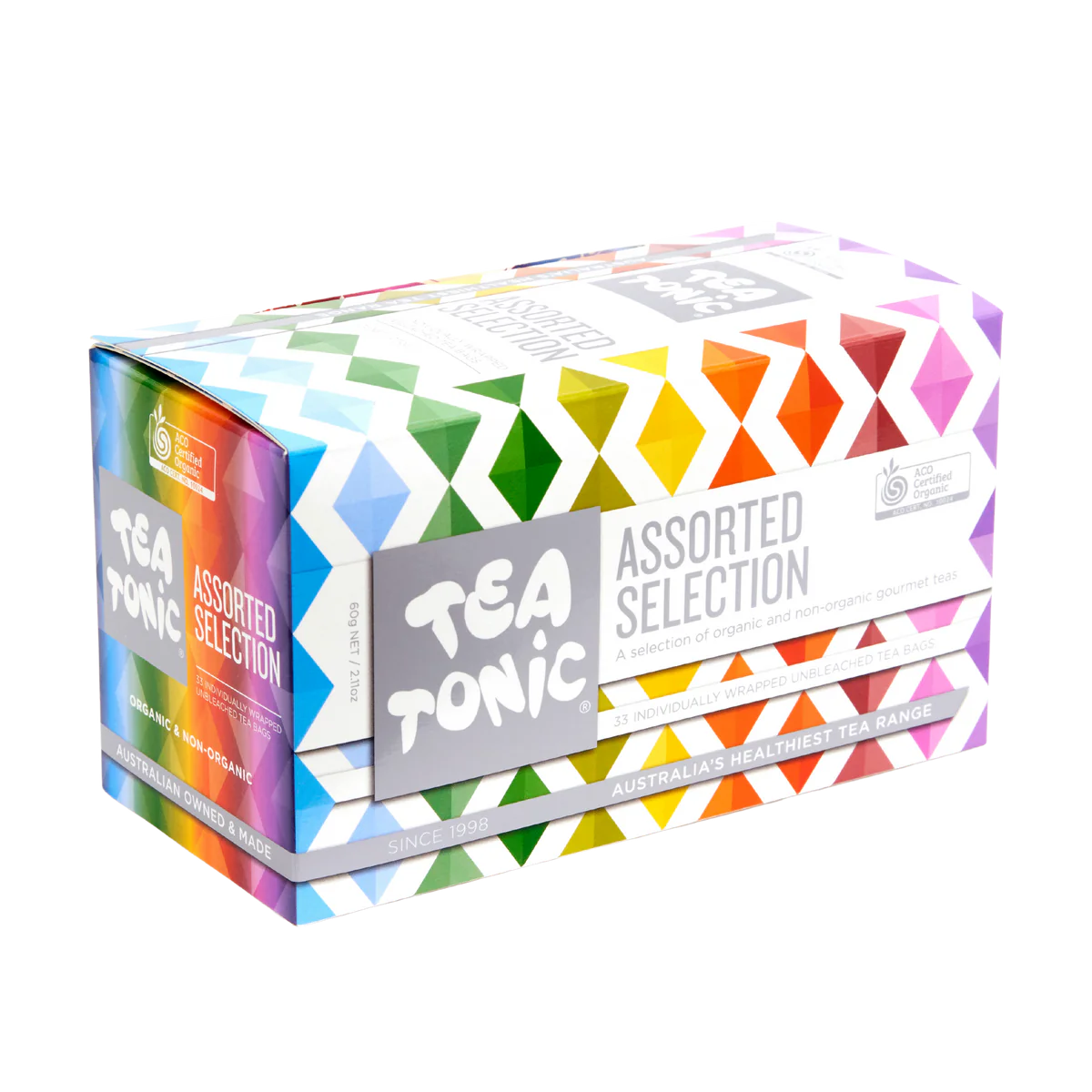 Tea Tonic SAMPLER BOX 33 TEA BAGS