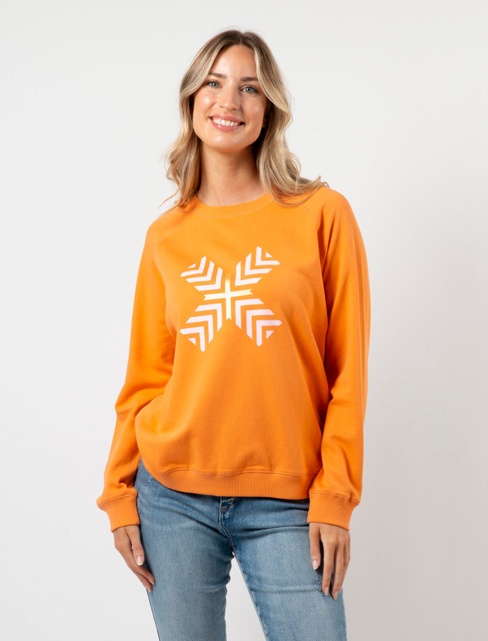 Stella & Gemma  Sweater MANDARIN CANDY CROSS