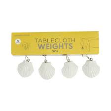 ANNABEL TRENDZ TABLE CLOTH WEIGHTS S/4 SHELL