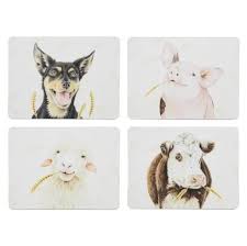 Farm Yard Faces 4 PLACEMATS