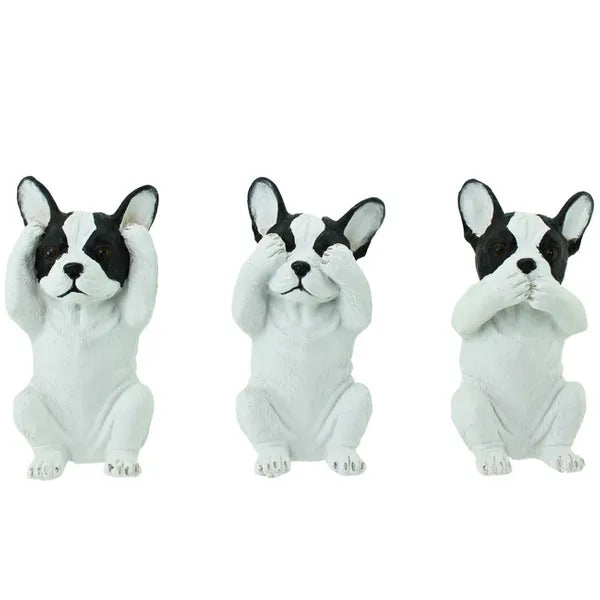 French Bull Dog Set Hear See Speak