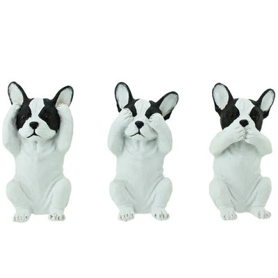 French Bull Dog Set Hear See Speak