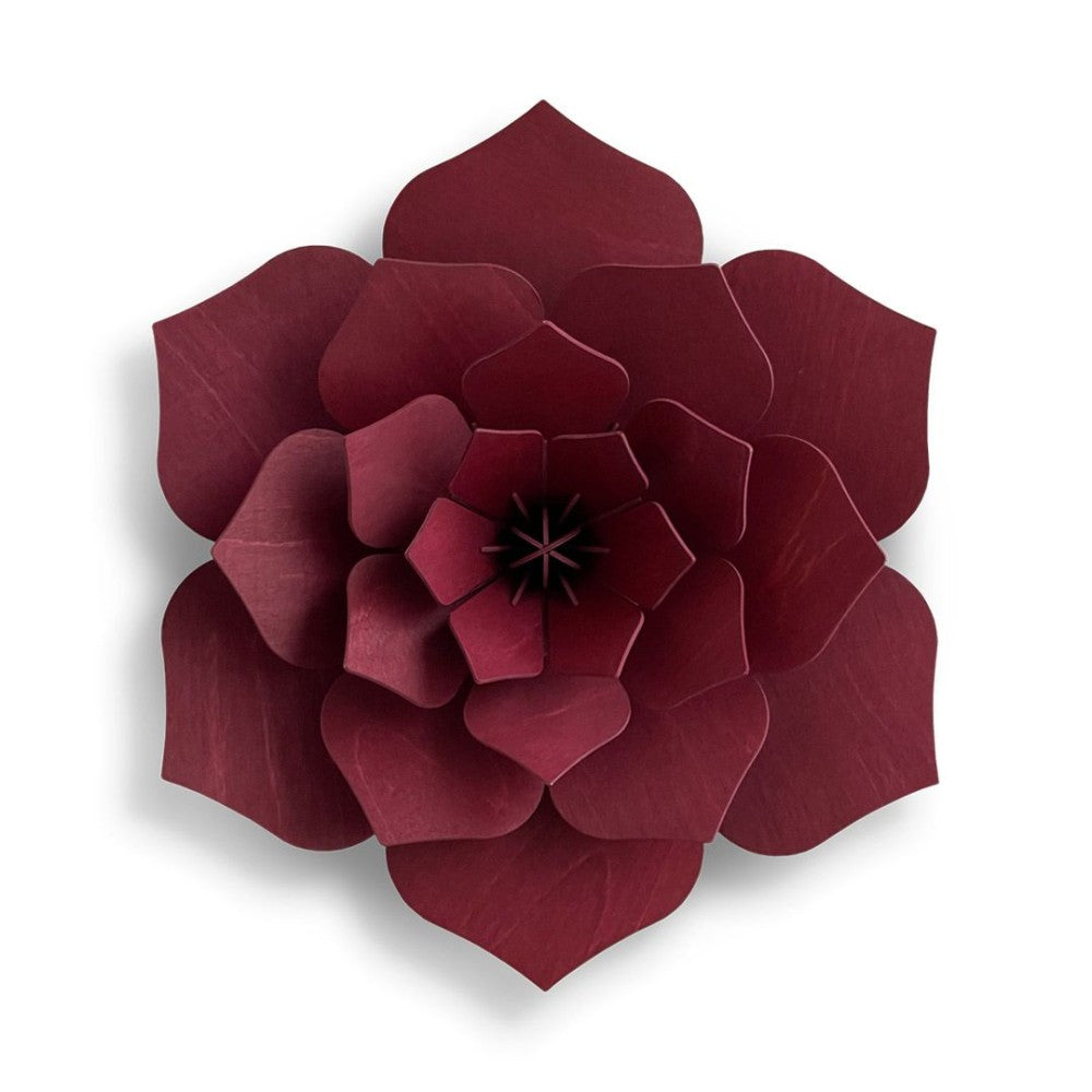 LOVI DESIGN 15 flower Dark Red
