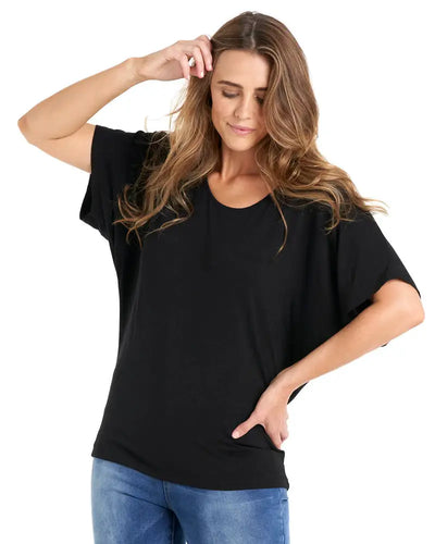 Betty Basics MAUI TEE BLACK