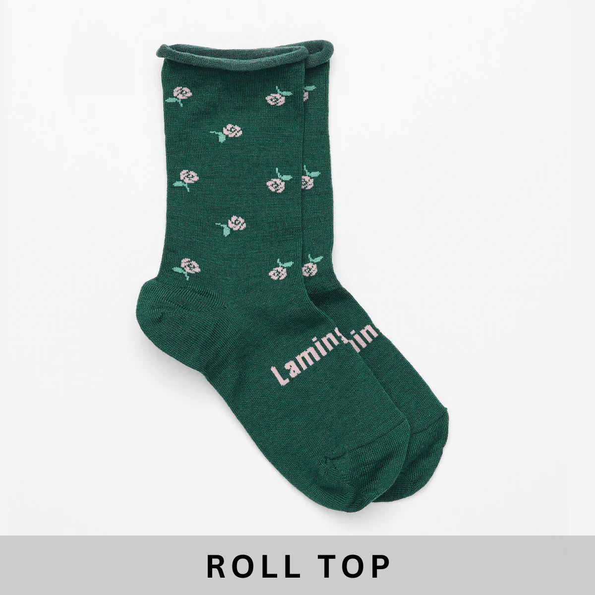 Womens Lamington Sock FLORA roll top