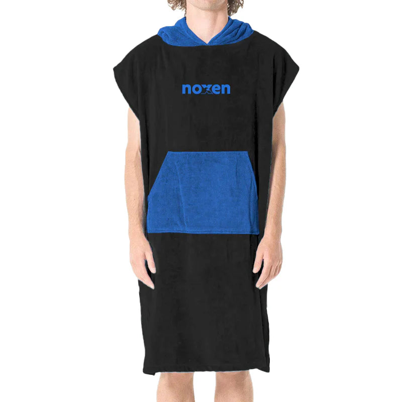 Noxen Poncho  Adult  Black/royal blue standard  75*110