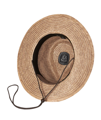 Mens Mid Brim fedora Coastline NATURAL M/L