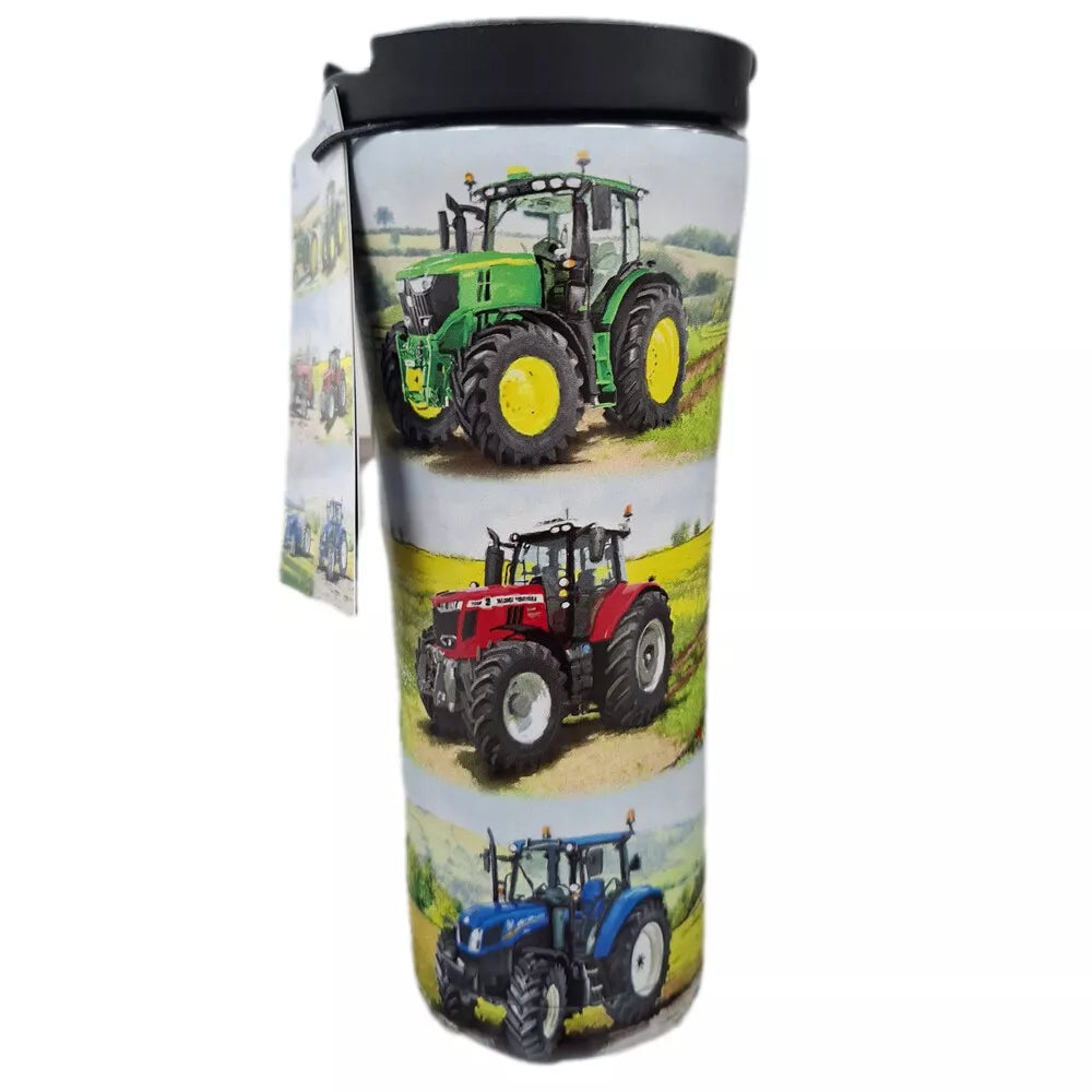 TRACTORS NOW & THEN TRAVEL MUG