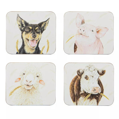 Farm Yard Faces 4 PLACEMATS