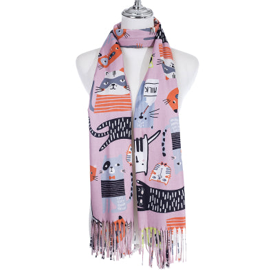 scarf SC1887-1 Pink