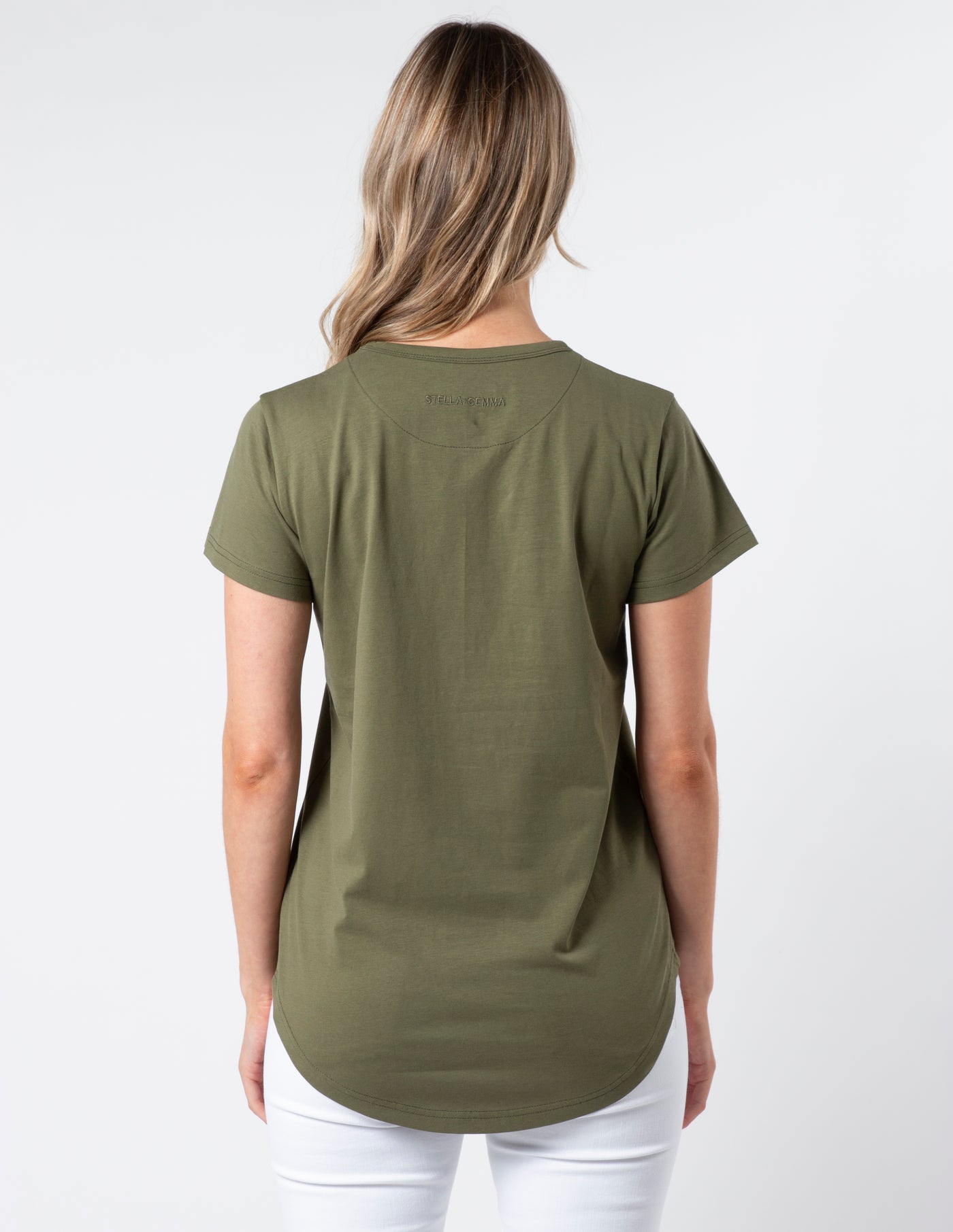 Stella & Gemma  T SHIRT Khaki Petal Garden