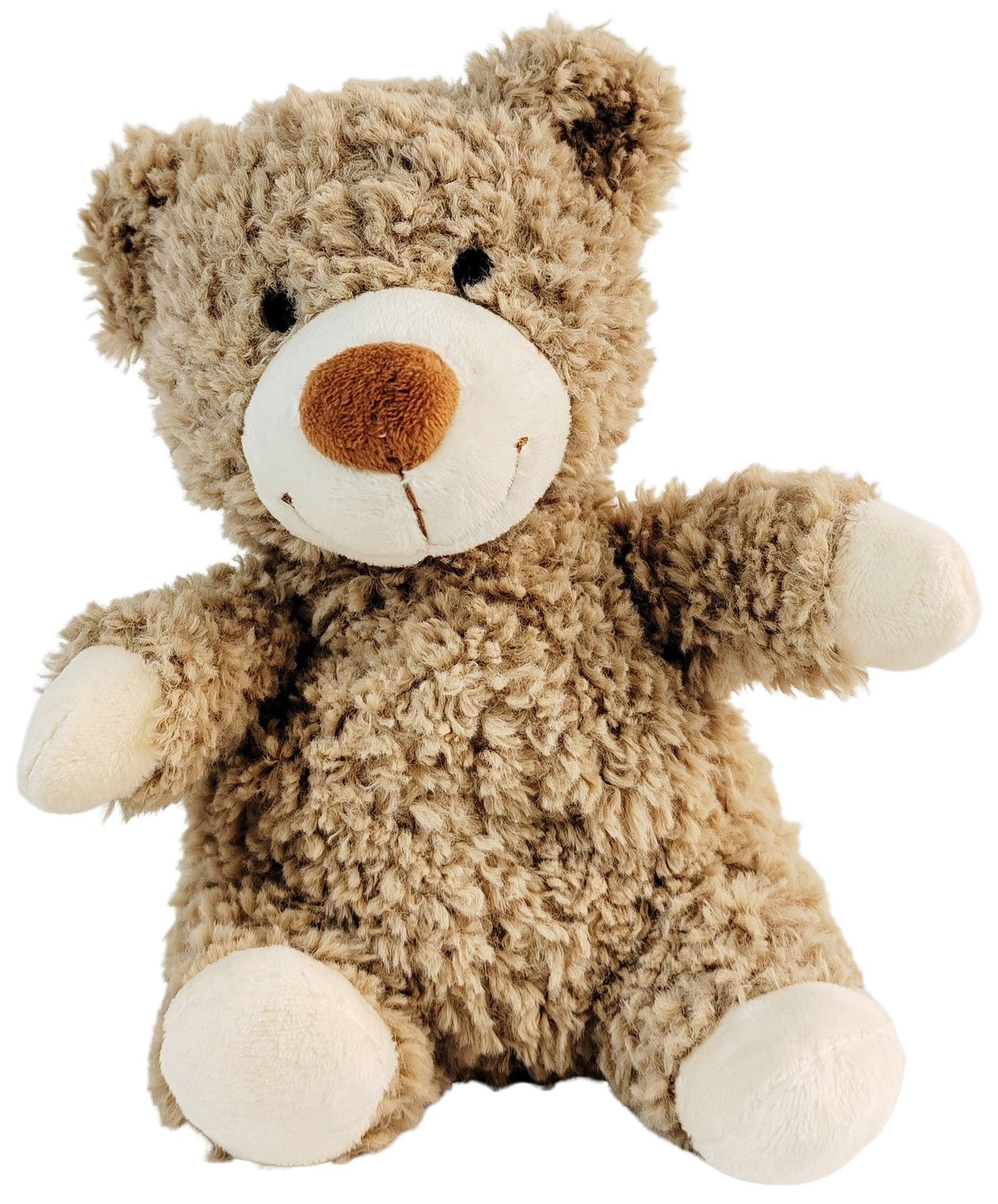 Curly Bear Soft Toy Brown  18cm