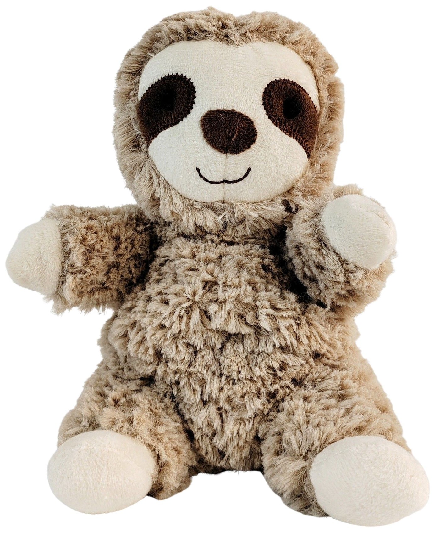 Curly Sloth Soft Toy Brown  18cm