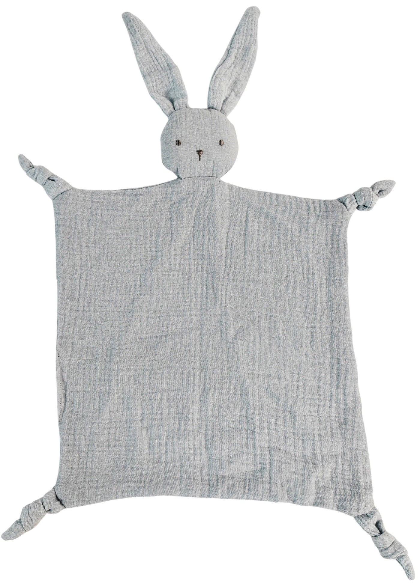Bubsy Bunny Muslin Comforter Blue 30x30