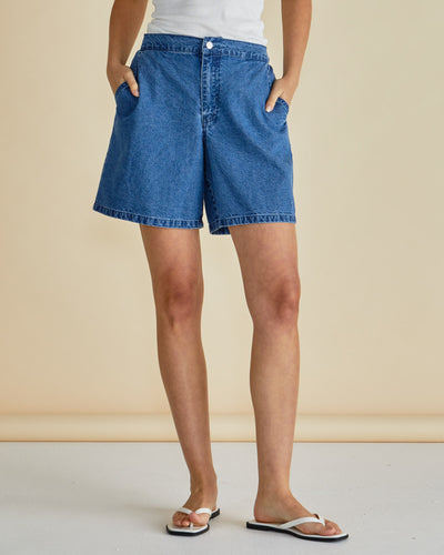 Betty Basics BREEZE RELAXED DENIM SHORTS