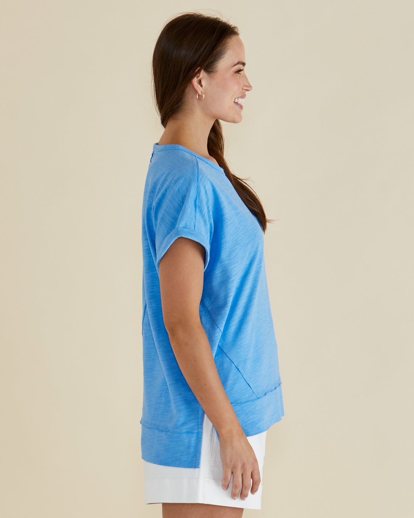 Betty Basics Shirley Short Sleeve T Shirt BLUE