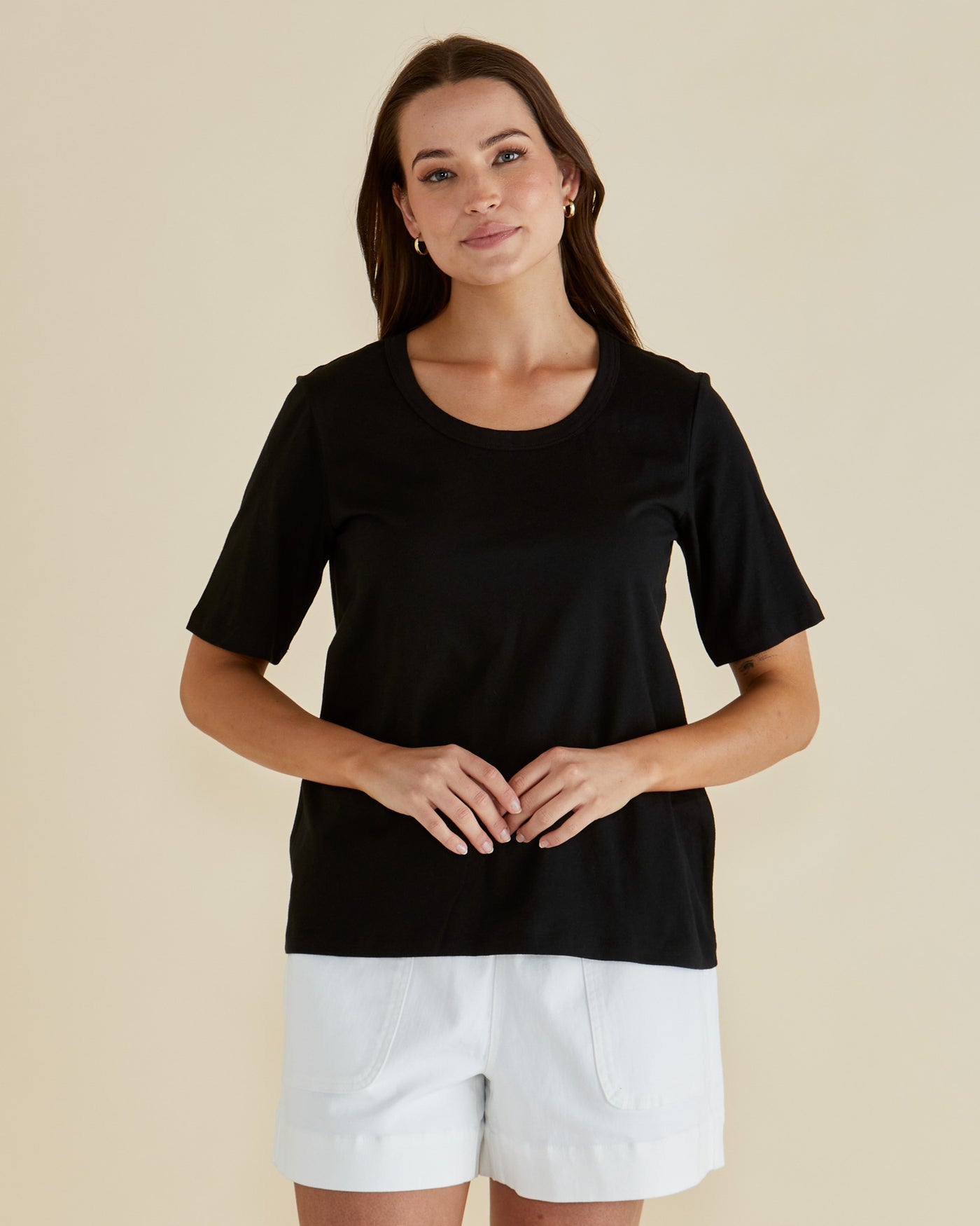 Betty Basics RILEY TEE BLACK