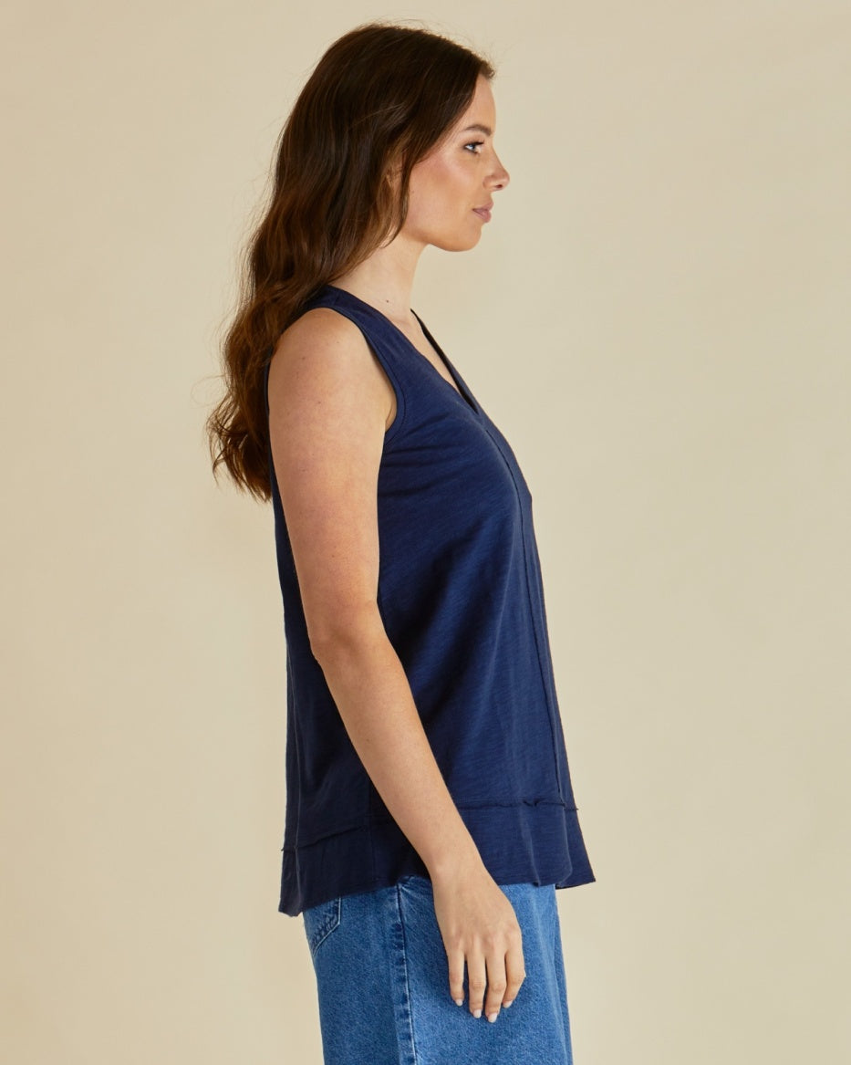 Betty Basics MARIAH TANK NAVY