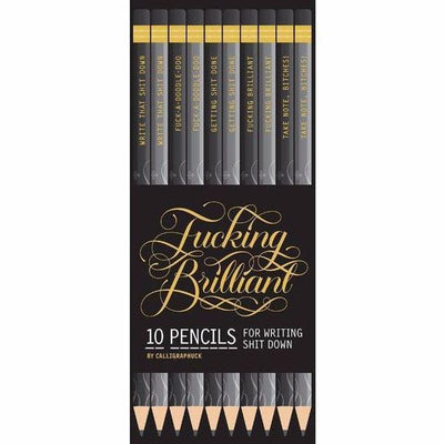 Fucking Brilliant Pencils pack 10