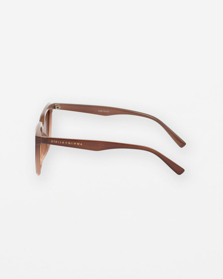 Stella & Gemma  Sunglasses Willow Brown Gradient