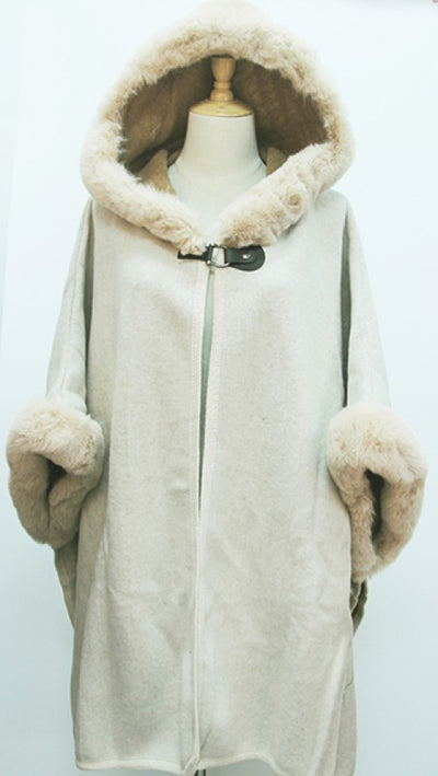 Jacket With Hood & Fur