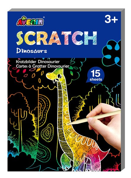 Scratch Book DINOSAURS