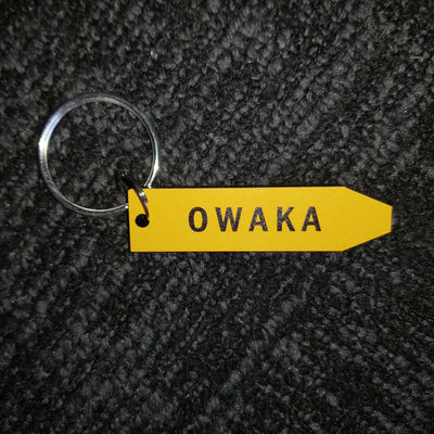Key Ring Yellow Road Sign's
