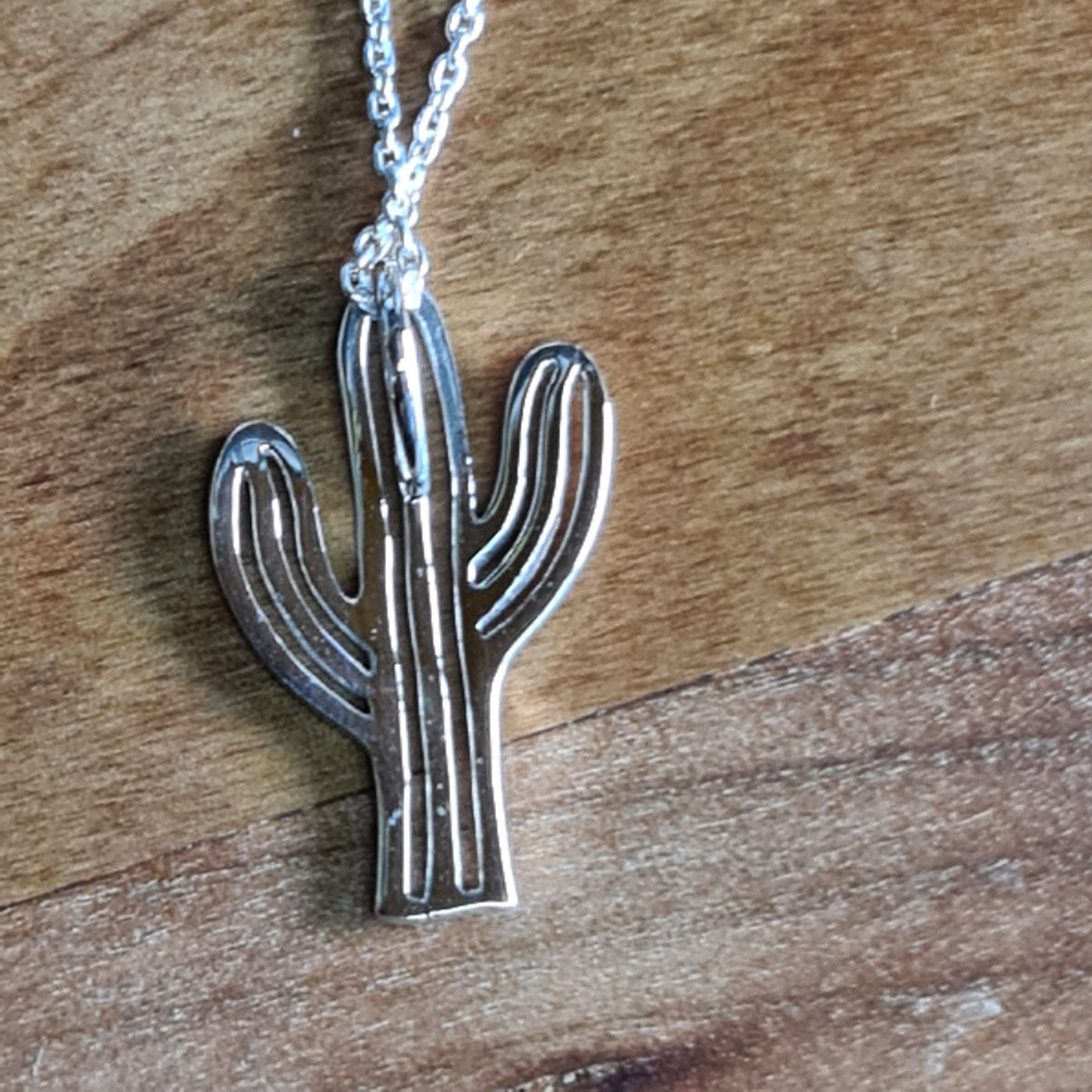 SOME Stirling Silver Cactus necklace