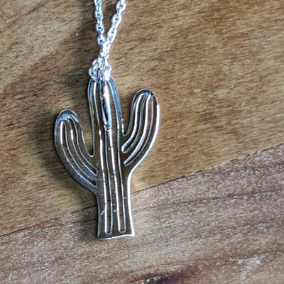 SOME Stirling Silver Cactus necklace SMALL