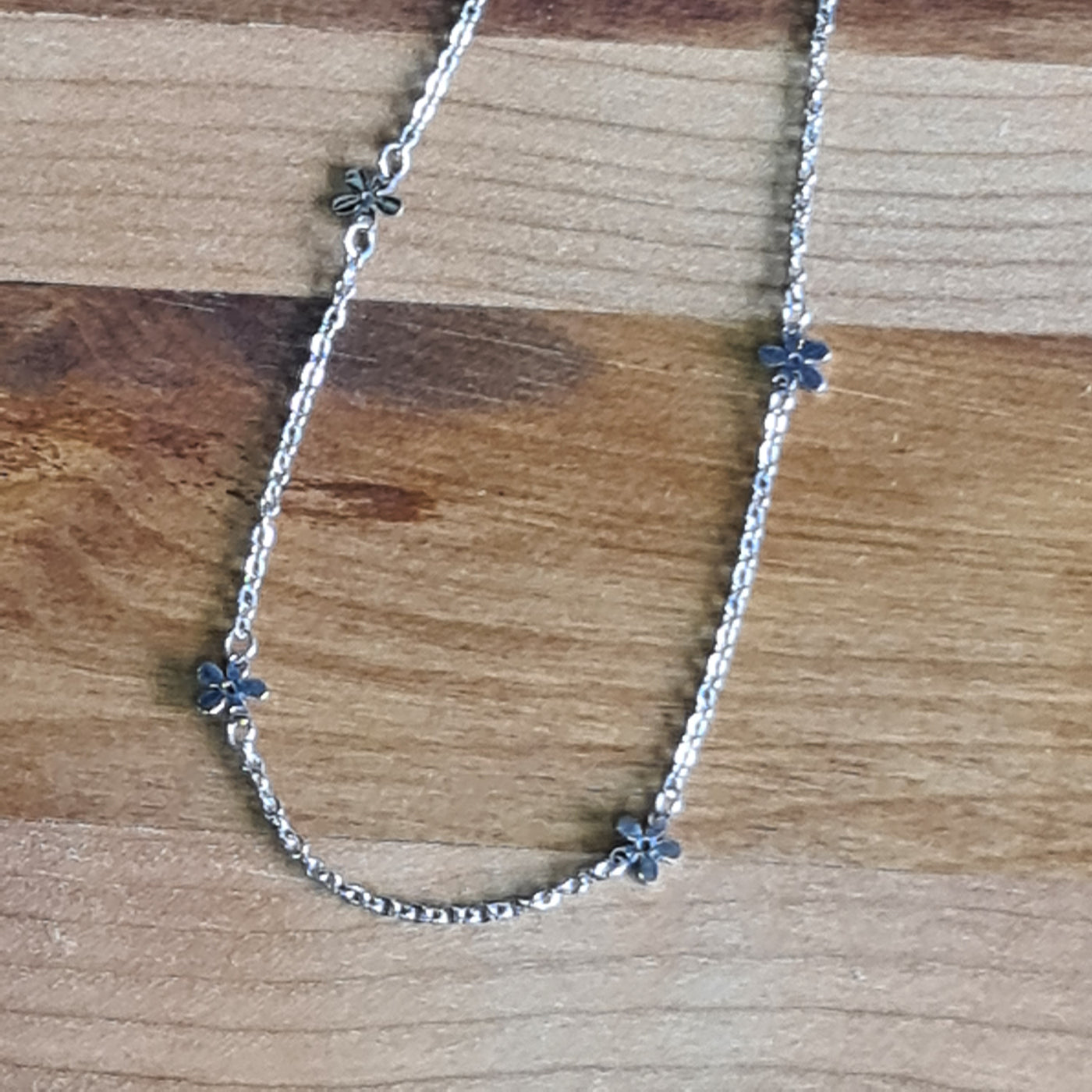 SOME Necklace Stainless Steal Daisy Chain