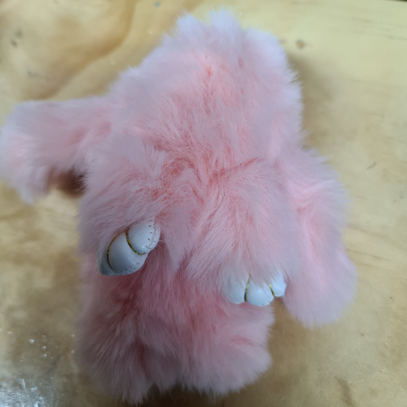 Fluffy Rabbit Key Ring