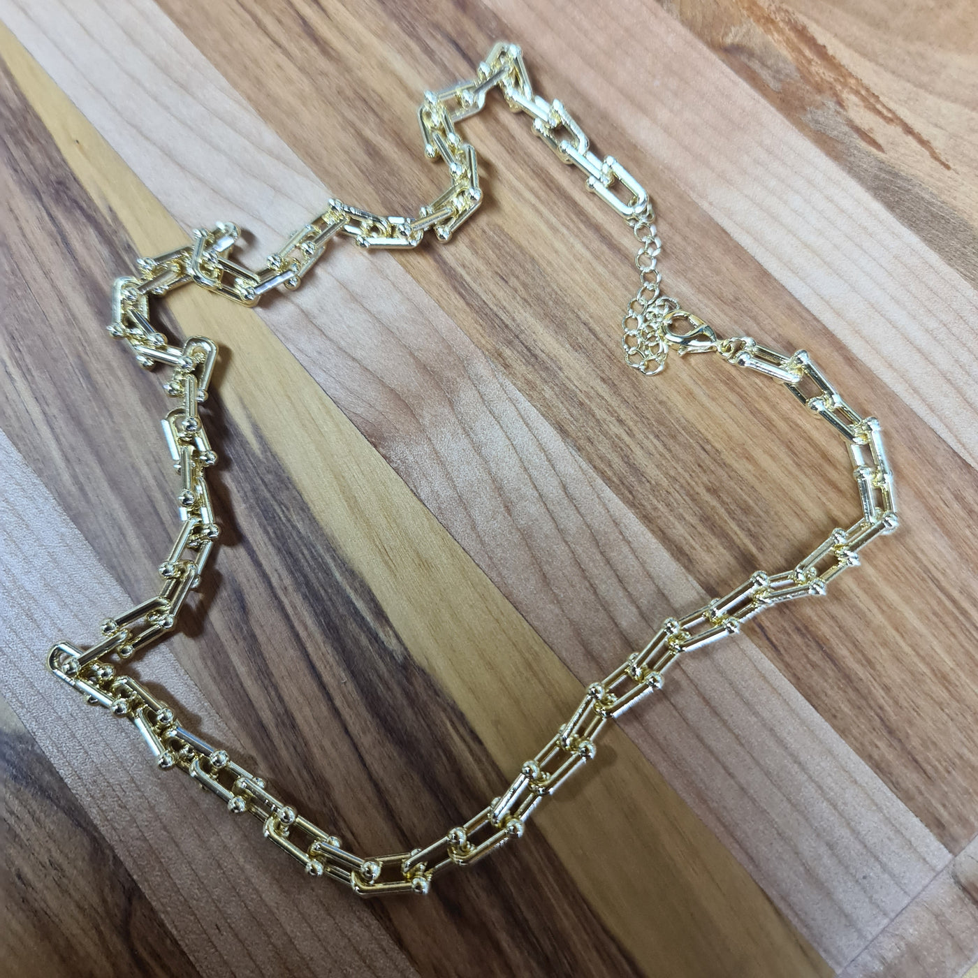 SOME Necklace SMALL LONG LINK GOLD CHAIN