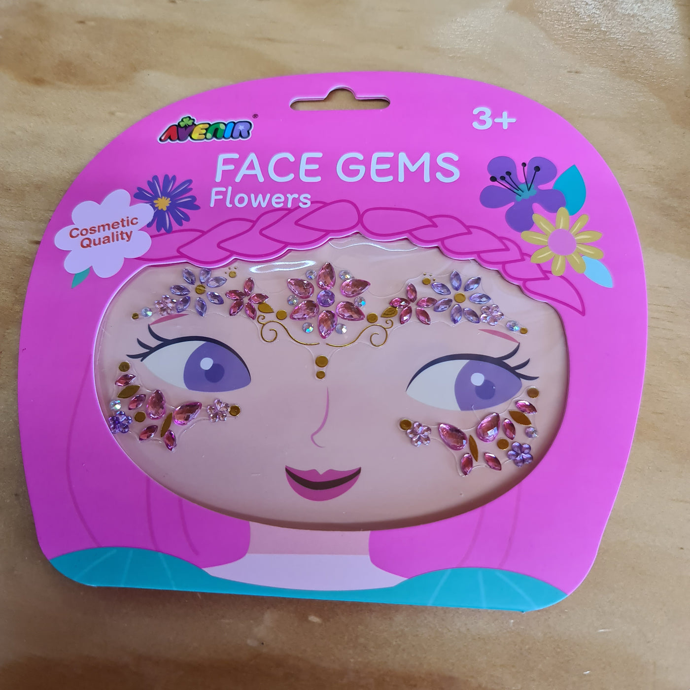 FACE GEMS FLOWERS