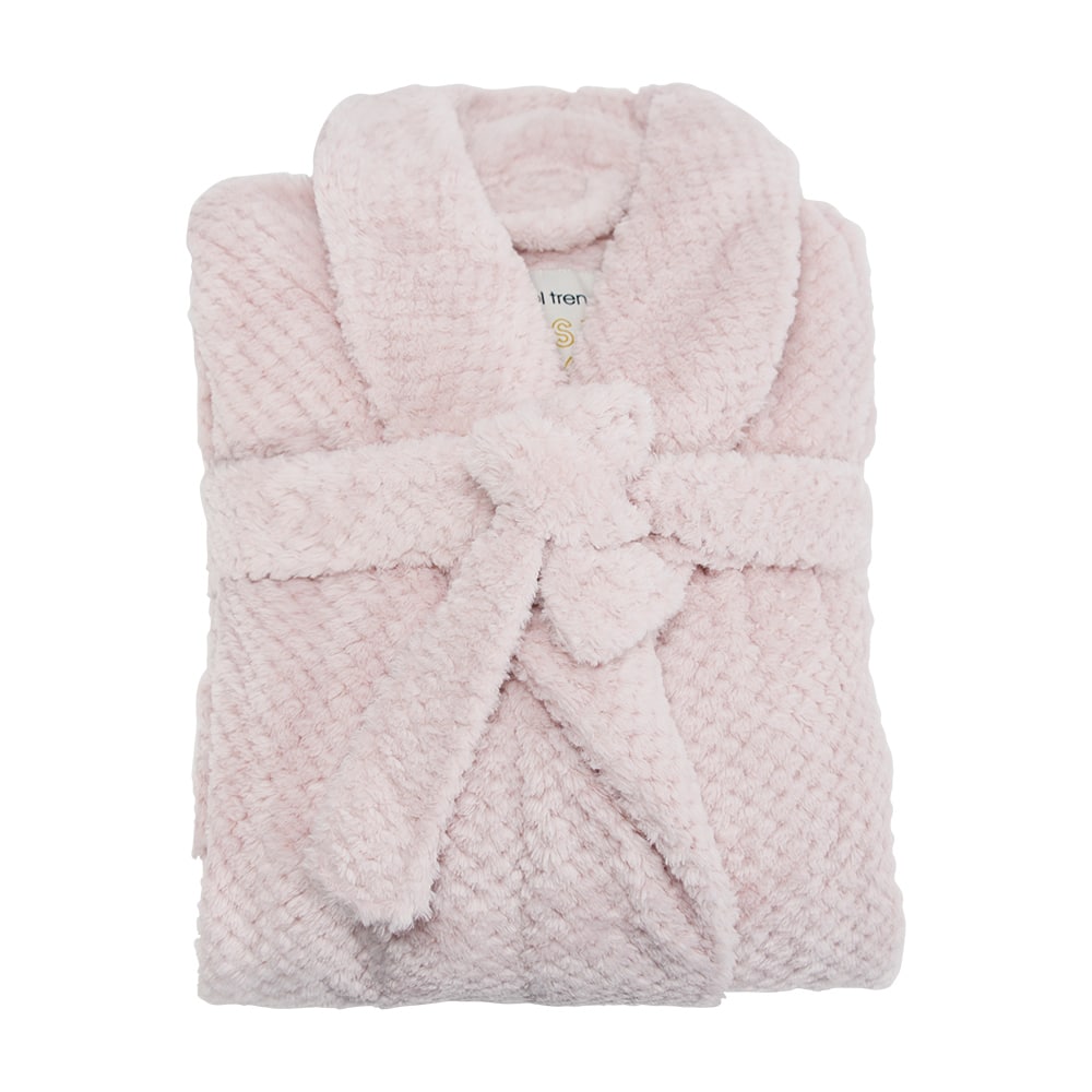 Annabel Trends Bath Robe Cozy Luxe Waffle