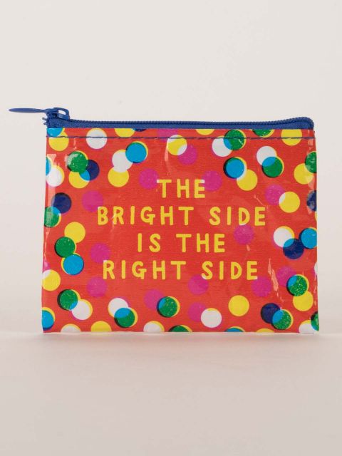 Blue Q Coin Purse BRIGHT SIDE