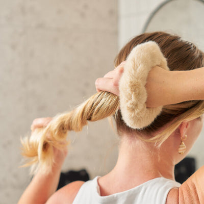 Annabel Trends  FAUX FUR Hairband BLONDE