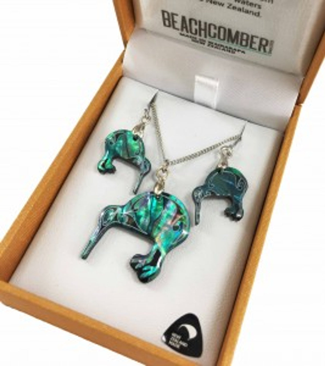 Paua Jewellery Boxed set KIWI