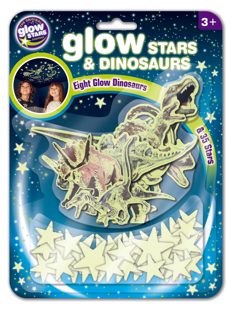 Glow In Dark Stars & Dinosaurs
