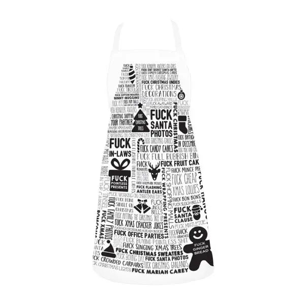 Annabel Trends F WORD XMAS Apron