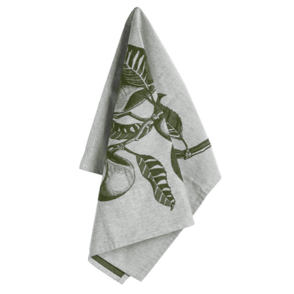Casafina Tea Towel Set 2 APPLE LEAVES