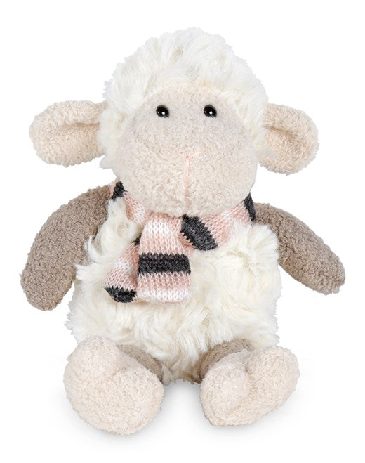 SHEEP Toy with knitted scarf