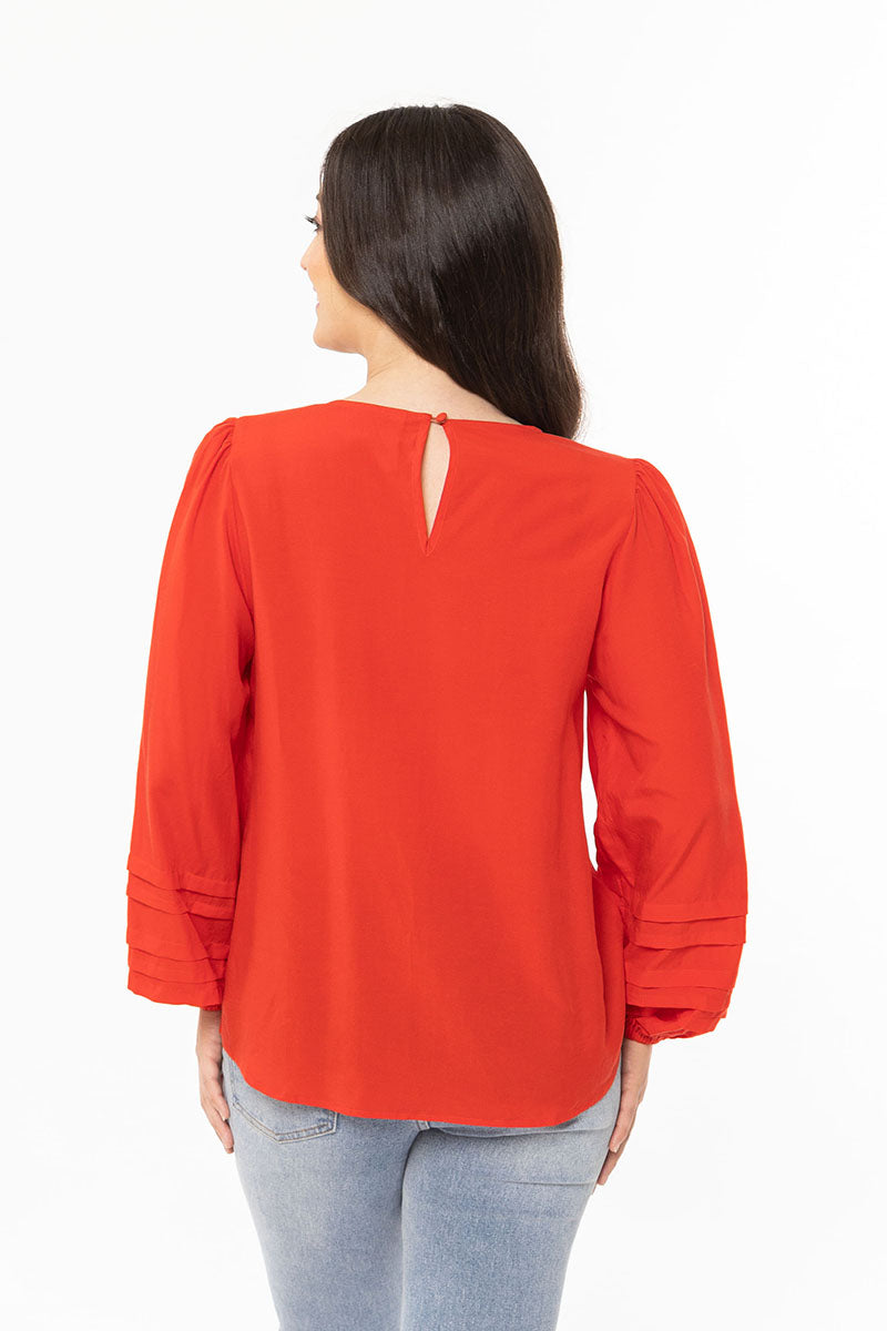 LELIA & LUCA Milly Top RED