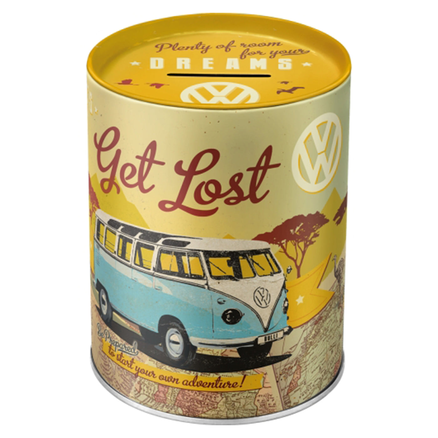 Money Box Tin VW Get Lost